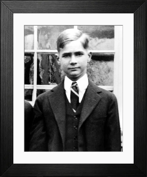 Framed Print : Howard Hughes, as a student at Fessenden School, West Newton, MA, 1921. Courtesy: CSU Archives  /  Everett Collection