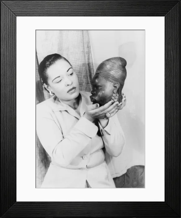 Framed Print : Billie Holiday, portrait by Carl Van Vechten, March 23, 1949 Framed Print : Billie Holiday, portrait by Carl Van Vechten, March 23, 1949