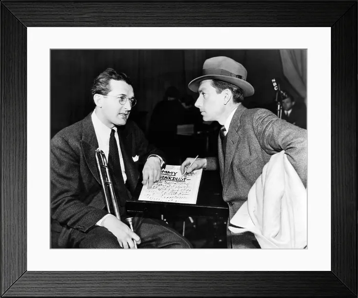 Framed Print : Tommy Dorsey and Hoagy Carmichael, 1939. Courtesy: CSU Archives / Everett Collection Framed Print : Tommy Dorsey and Hoagy Carmichael, 1939. Courtesy: CSU Archives / Everett Collection