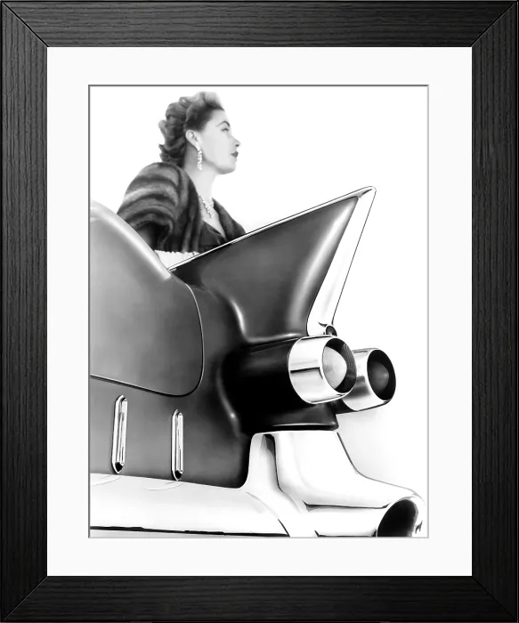 Framed Print : Cadillac Fin, 1950's. Courtesy: CSU Archives  /  Everett Collection
