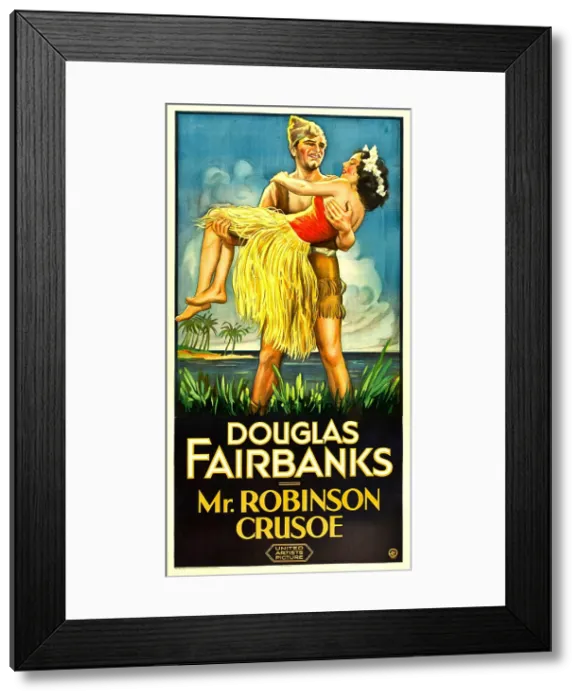 Framed Print : MR. ROBINSON CRUSOE, Douglas Fairbanks Sr. Maria Alba, 1932