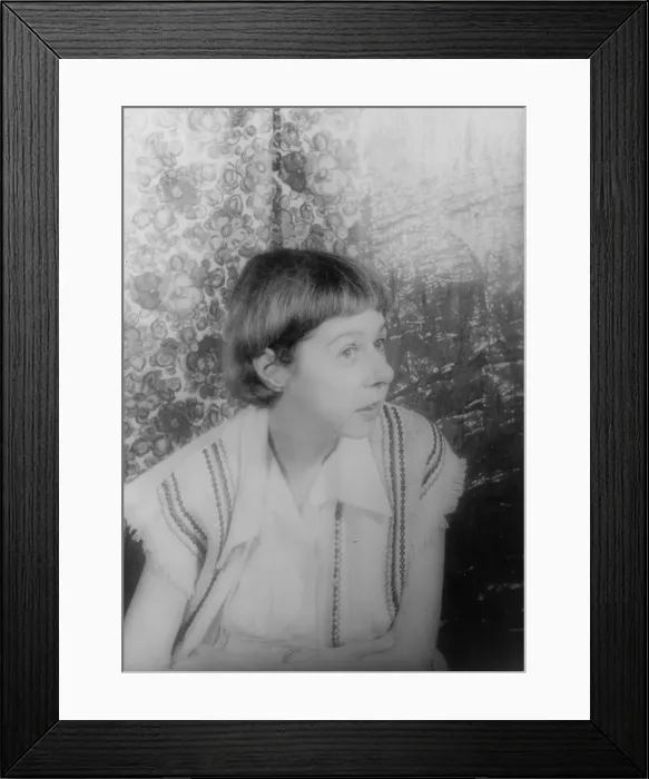 Framed Print : Carson McCullers, portrait by Carl Van Vechten, July 31, 1959 Framed Print : Carson McCullers, portrait by Carl Van Vechten, July 31, 1959