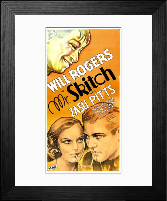 Framed Print : MR. SKITCH, top: Will Rogers, 1933, TM and Copyright 20th Century Fox Film Corp. All rights reserved. / courtesy Everett Collection Framed Print : MR. SKITCH, top: Will Rogers, 1933, TM and Copyright 20th Century Fox Film Corp. All rights reserved. / courtesy Everett Collection