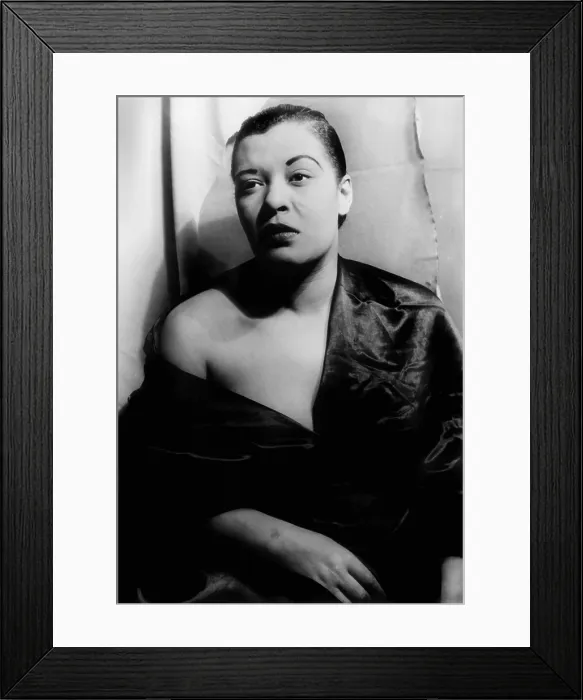 Framed Print : Billie Holiday, portrait by Carl Van Vechten, March 23, 1949