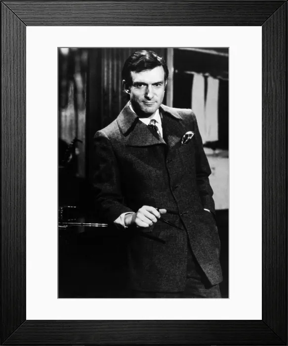 Framed Print : Hugh Hefner, editor-publisher of Playboy Magazine, ca 1970. Courtesy CSU Archives / Everett Collection Framed Print : Hugh Hefner, editor-publisher of Playboy Magazine, ca 1970. Courtesy CSU Archives / Everett Collection