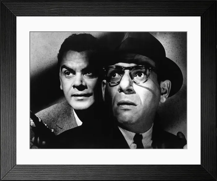Framed Print : MURDER BY CONTRACT, from left: Phillip Pine, Herschel Bernardi, 1958 Framed Print : MURDER BY CONTRACT, from left: Phillip Pine, Herschel Bernardi, 1958
