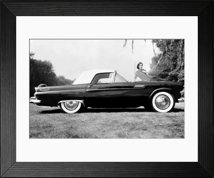Framed Print : Ford Thunderbird, 1955. Courtesy: CSU Archives / Everett Collection