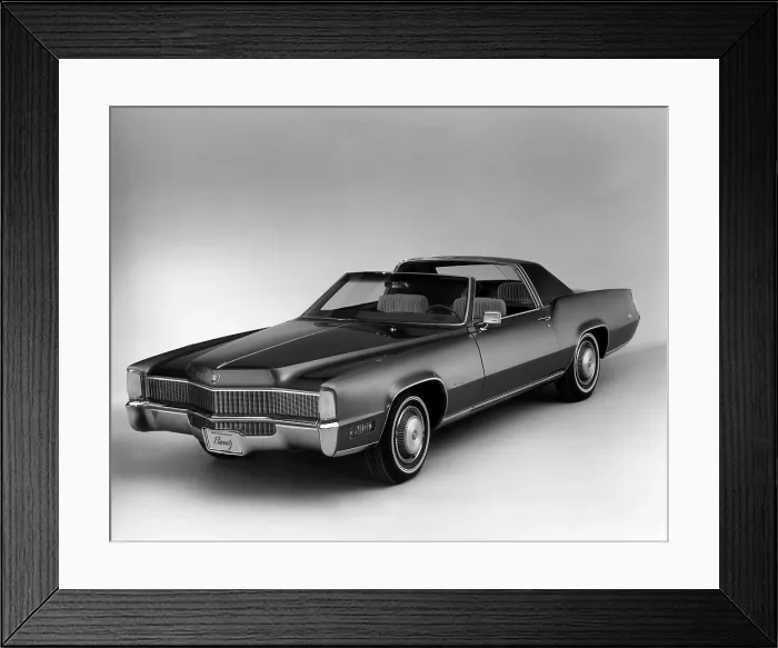 Framed Print : Cadillac Eldorado Biarritz Town Coupe, show car with Landau-type roof, 1968. Courtesy: CSU Archives / Everett Collection