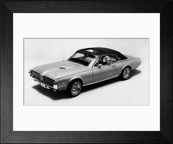 Framed Print : 1968 Mercury Cougar XR7-G, sports car endorsed by race car driver Dan Gurney. Courtesy: CSU Archives / Everett Collection Framed Print : 1968 Mercury Cougar XR7-G, sports car endorsed by race car driver Dan Gurney. Courtesy: CSU Archives / Everett Collection