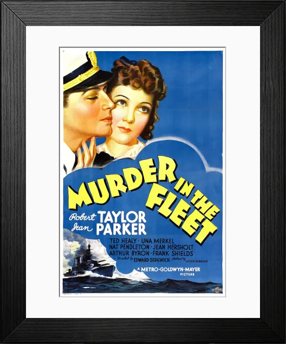 Framed Print : MURDER IN THE FLEET, top from left: Robert Taylor, Jean Parker, 1935