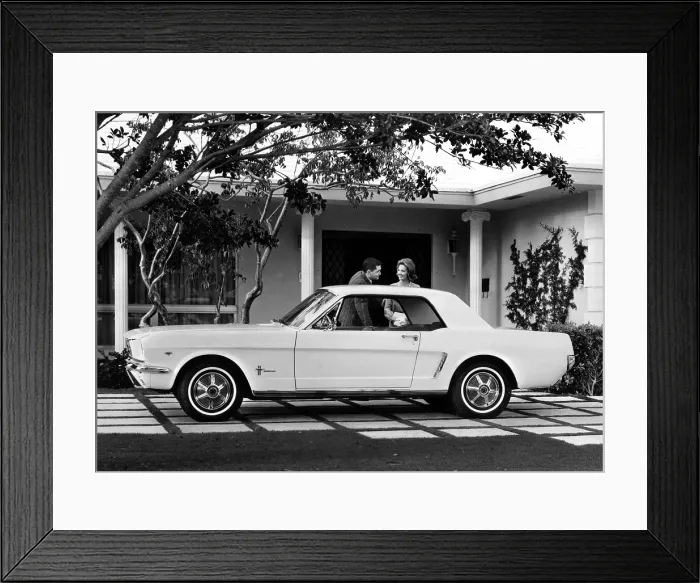 Framed Print : Ford Mustang, circa 1966.. Courtesy: CSU Archives  /  Everett Collection