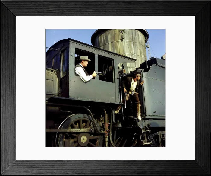 Framed Print : THE WILD BUNCH, William Holden, Jaime Sanchez, 1969 Framed Print : THE WILD BUNCH, William Holden, Jaime Sanchez, 1969