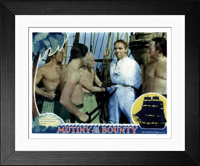 Framed Print : MUTINY ON THE BOUNTY, Charles Laughton, 1935