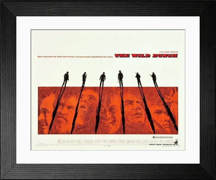 Framed Print : THE WILD BUNCH, US lobbycard, 1969