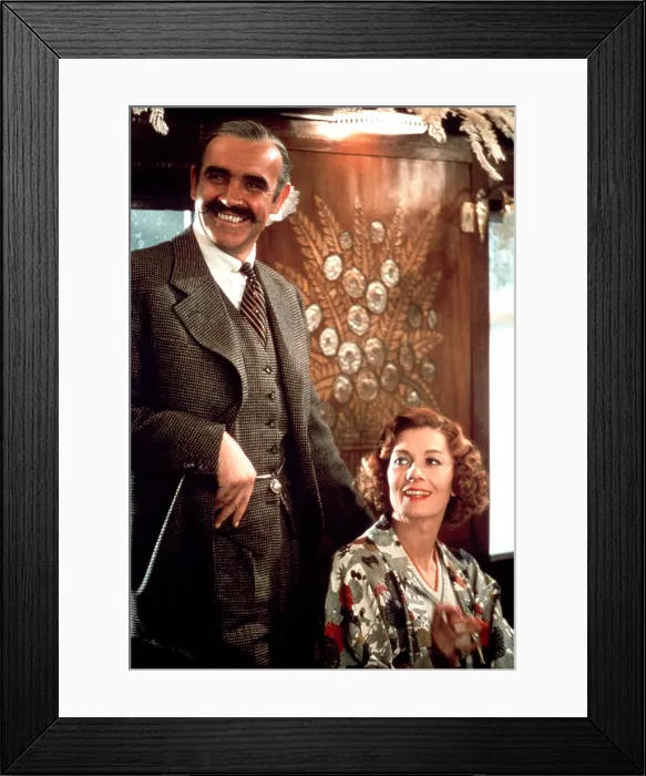 Framed Print : MURDER ON THE ORIENT EXPRESS, Sean Connery, Vanessa Redgrave, 1974