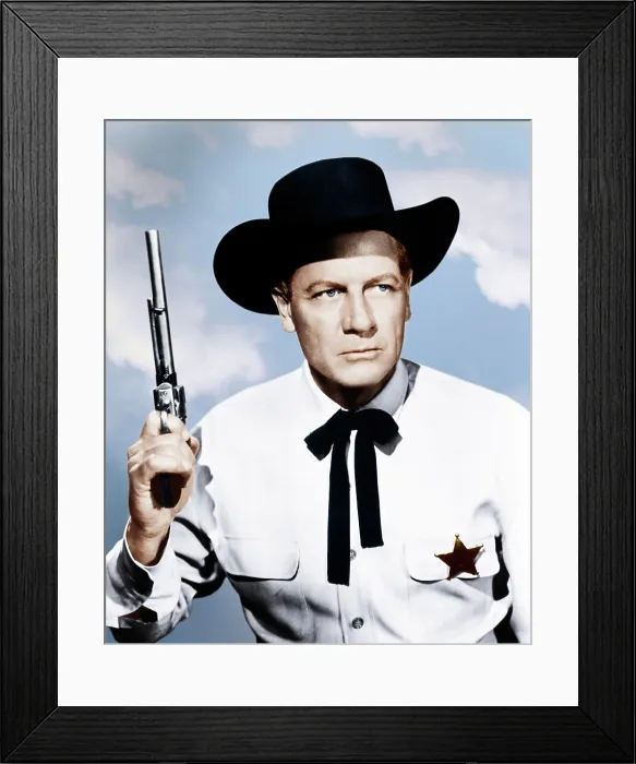 Framed Print : WICHITA, Joel McCrea, 1955 Framed Print : WICHITA, Joel McCrea, 1955