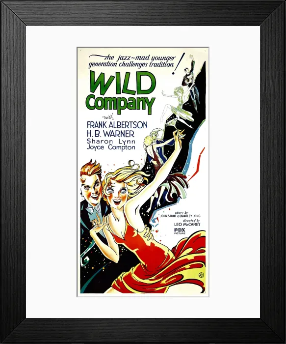 Framed Print : WILD COMPANY, 1930, TM and Copyright 20th Century Fox Film Corp. All rights reserved. / courtesy Everett Collection Framed Print : WILD COMPANY, 1930, TM and Copyright 20th Century Fox Film Corp. All rights reserved. / courtesy Everett Collection