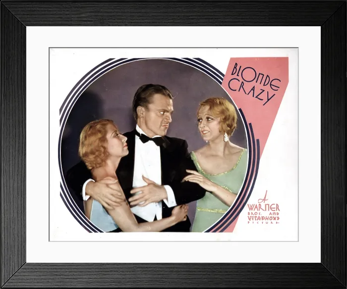 Framed Print : BLONDE CRAZY, from left, Joan Blondell, James Cagney, Noel Francis, 1931 Framed Print : BLONDE CRAZY, from left, Joan Blondell, James Cagney, Noel Francis, 1931