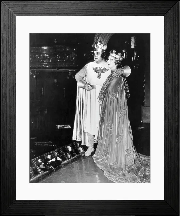 Framed Print : Opera singers Lauritz Melchior and Kirsten Flagstad, 1937.. Courtesy: CSU Archives / Everett Collection Framed Print : Opera singers Lauritz Melchior and Kirsten Flagstad, 1937.. Courtesy: CSU Archives / Everett Collection