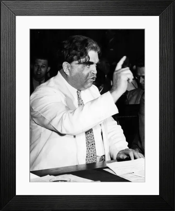 Framed Print : John L. Lewis (1880-1969), American leader of organized labor and head of the CIO (Congress of Industrial Organizations) Framed Print : John L. Lewis (1880-1969), American leader of organized labor and head of the CIO (Congress of Industrial Organizations)