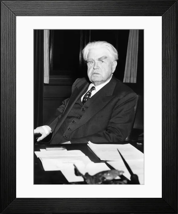 Framed Print : John L. Lewis (1880-1969), American leader of organized labor and head of the CIO (Congress of Industrial Organizations), 1958. Courtesy: CSU Archives / Everett Collection