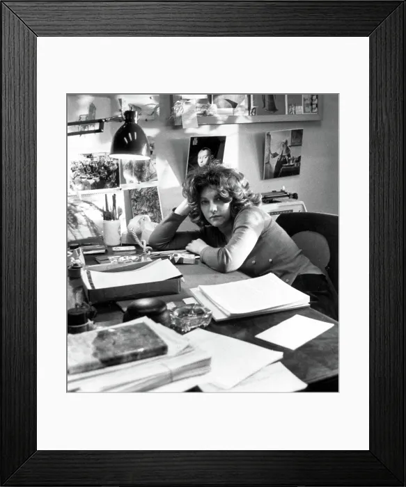 Framed Print : Laurie Colwin, author of a first collection of short stories, PASSION AND AFFECT, (Viking; January 9, 1974; $6.95) Photo credit: Miranda Knickerbocker'