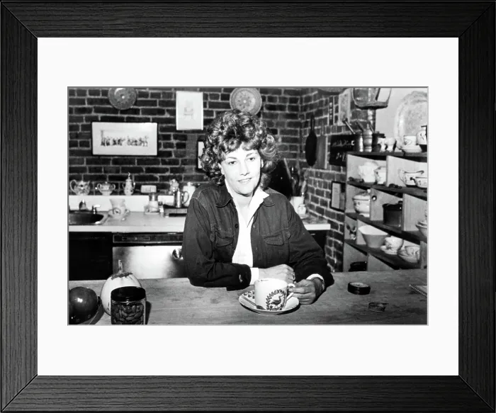 Framed Print : Laurie Colwin, author, 1978. Photo credit: Darleen Rubin'. Courtesy: CSU Archives  /  Everett Collection