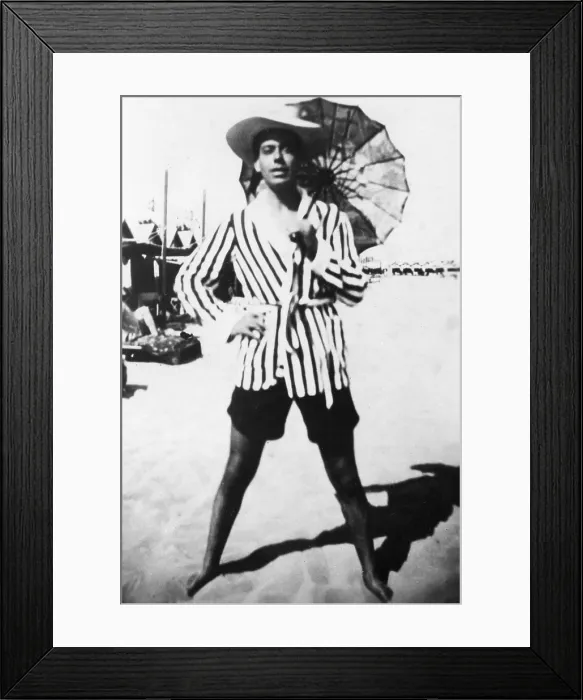 Framed Print : Cole Porter at the Lido in the 1920s.. Courtesy: CSU Archives  /  Everett Collection