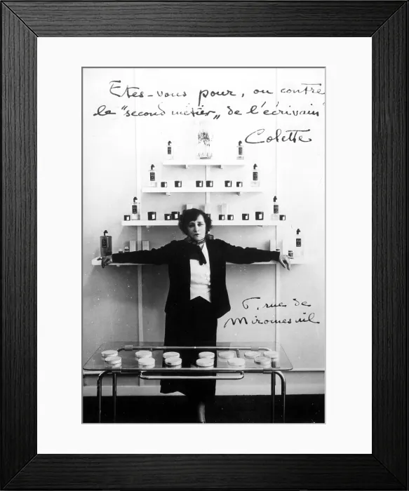 Framed Print : Colette at the opening of her beauty salon, 1932. Courtesy: CSU Archives  /  Everett Collection
