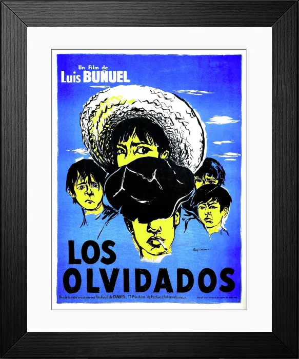 Framed Print : LOS OLVIDADOS, (aka THE YOUNG AND THE DAMNED), (French poster art), 1950 Framed Print : LOS OLVIDADOS, (aka THE YOUNG AND THE DAMNED), (French poster art), 1950