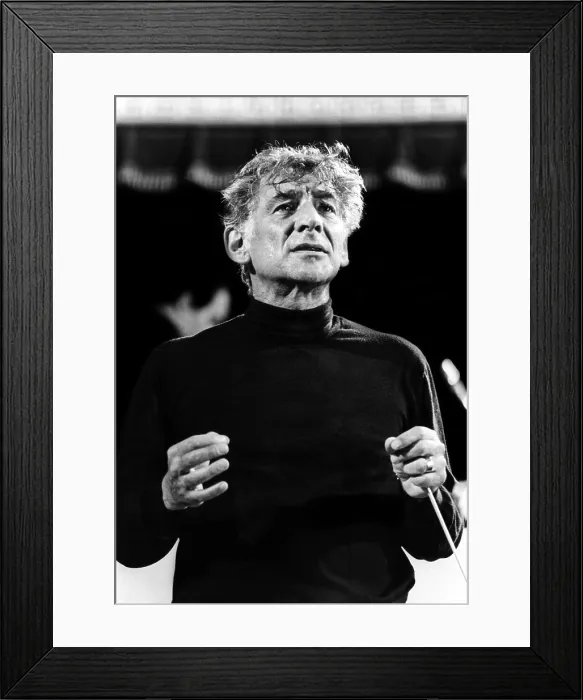 Framed Print : Leonard Bernstein, 1971. Courtesy: CSU Archives / Everett Collection Framed Print : Leonard Bernstein, 1971. Courtesy: CSU Archives / Everett Collection