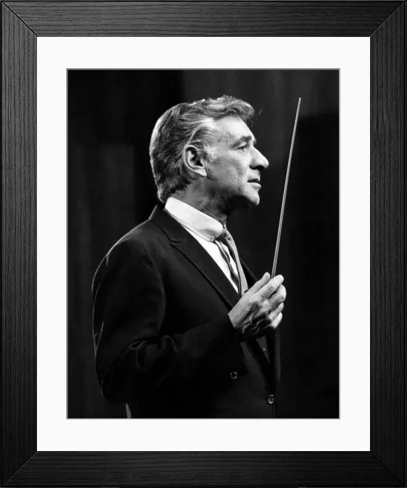 Framed Print : Leonard Berstein, 1968. Courtesy: CSU Archives / Everett Collection