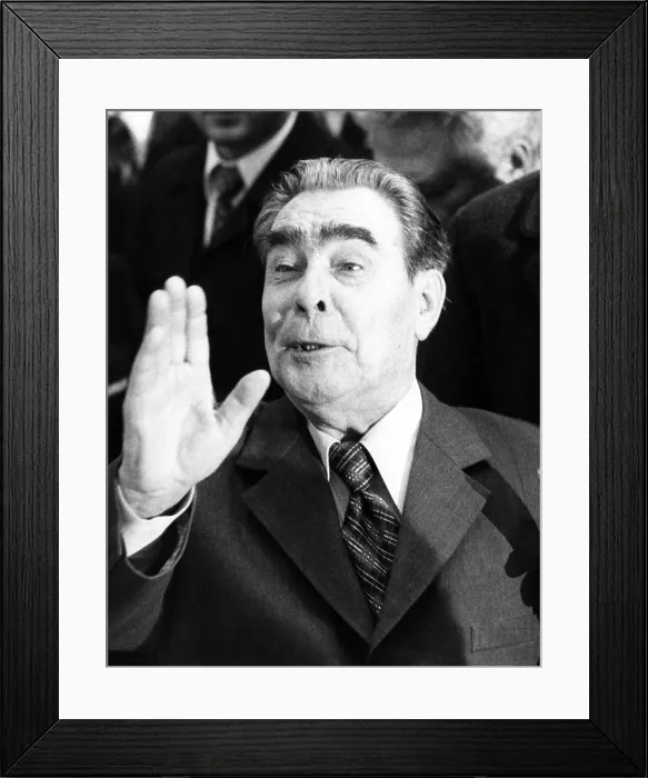 Framed Print : Soviet Communist Leader Leonid Brezhnev, 1974. Courtesy: CSU Archives / Everett Collection