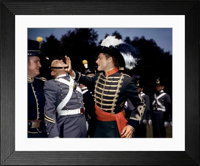 Framed Print : THEY DIED WITH THEIR BOOTS ON, from left: Joe Sawyer, Arthur Kennedy, Errol Flynn as George Armstrong Custer, 1941 Framed Print : THEY DIED WITH THEIR BOOTS ON, from left: Joe Sawyer, Arthur Kennedy, Errol Flynn as George Armstrong Custer, 1941