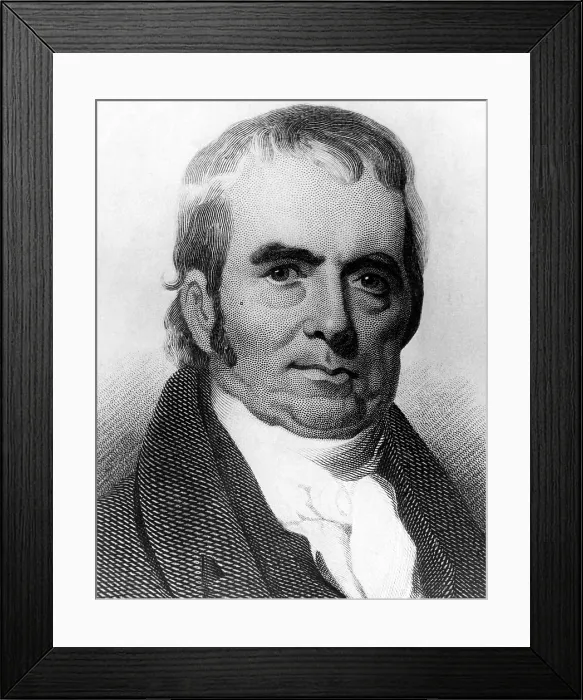 Framed Print : John Marshall, (1755-1835), Chief Justice of the Supreme Court, c. 1808.. Courtesy: CSU Archives / Everett Collection Framed Print : John Marshall, (1755-1835), Chief Justice of the Supreme Court, c. 1808.. Courtesy: CSU Archives / Everett Collection