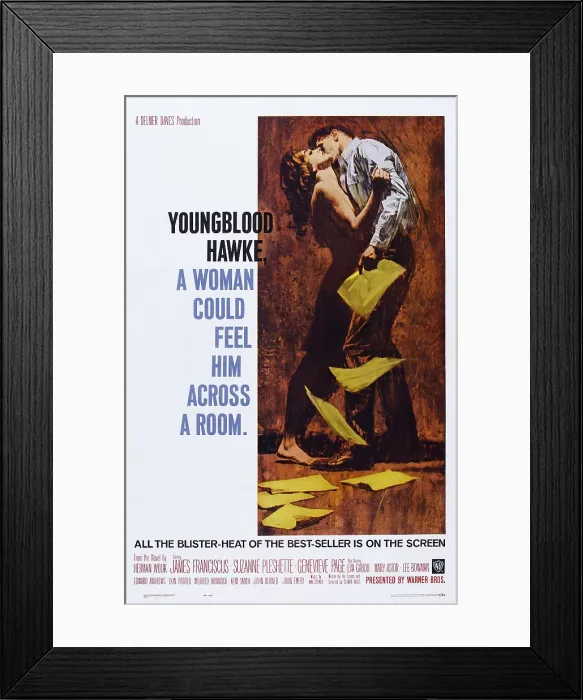 Framed Print : YOUNGBLOOD HAWKE, US poster art, 1964