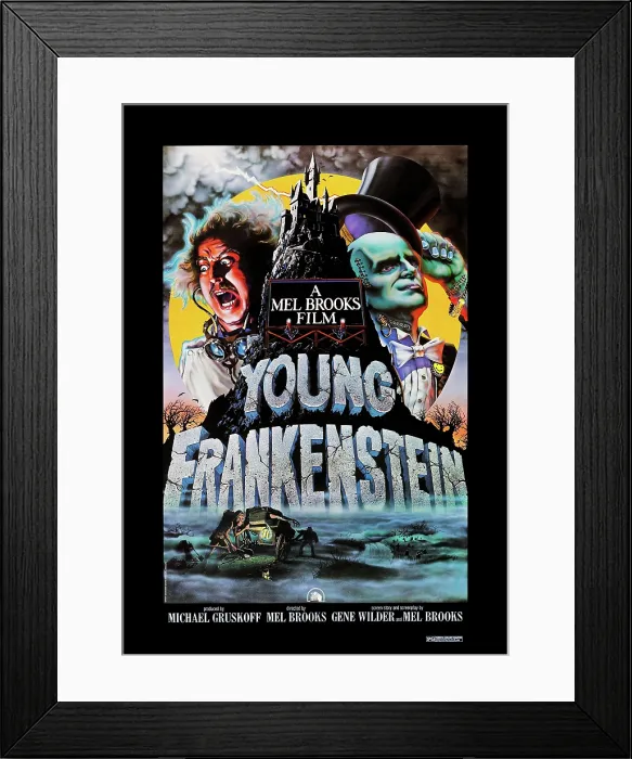Framed Print : YOUNG FRANKENSTEIN, Gene Wilder, Peter Boyle, 1974. TM and Copyright 20th Century Fox Film Corp. All rights reserved. Courtesy: Everett Collection Framed Print : YOUNG FRANKENSTEIN, Gene Wilder, Peter Boyle, 1974. TM and Copyright 20th Century Fox Film Corp. All rights reserved. Courtesy: Everett Collection