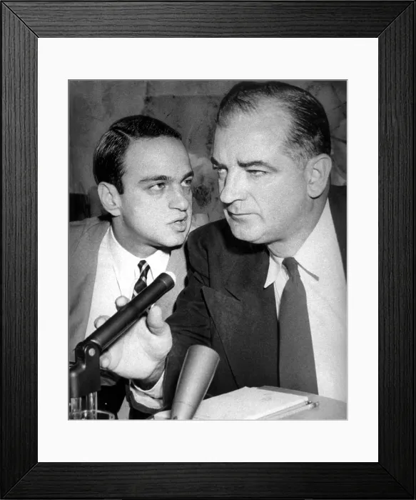 Framed Print : Roy Cohn, Senator Joseph McCarthy, at Senate Committee, 1950s. Courtesy: CSU Archives / Everett Collection Framed Print : Roy Cohn, Senator Joseph McCarthy, at Senate Committee, 1950s. Courtesy: CSU Archives / Everett Collection
