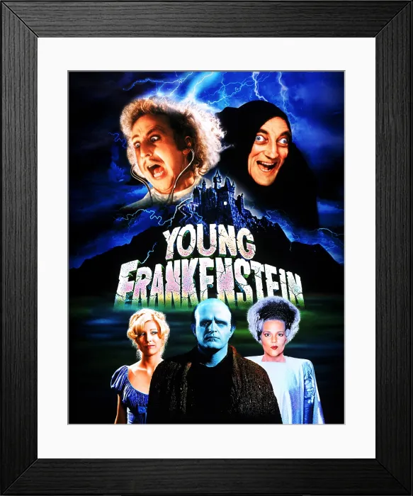 Framed Print : YOUNG FRANKENSTEIN, Gene Wilder, Marty Feldman, Teri Garr, Peter Boyle, Madeline Kahn, 1974. TM and Copyright 20th Century Fox Film Corp. All rights reserved Framed Print : YOUNG FRANKENSTEIN, Gene Wilder, Marty Feldman, Teri Garr, Peter Boyle, Madeline Kahn, 1974. TM and Copyright 20th Century Fox Film Corp. All rights reserved