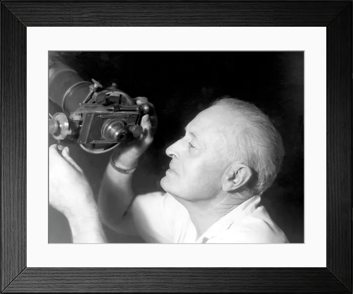Framed Print : American astronomer Leslie Peltier, (1900-1980), 1957.. Courtesy: CSU Archives  /  Everett Collection