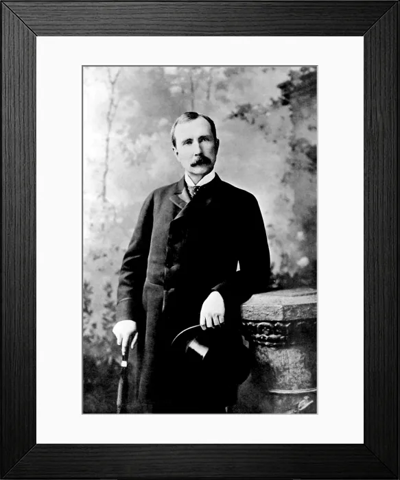 Framed Print : Rockefeller, John D. Sr. - at about 45 years of age.. Courtesy: CSU Archives  /  Everett Collection