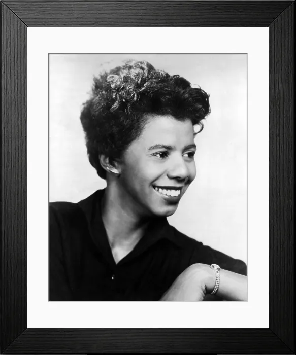 Framed Print : Lorraine Hansberry, ca. 1960.. Courtesy: CSU Archives / Everett Collection Framed Print : Lorraine Hansberry, ca. 1960.. Courtesy: CSU Archives / Everett Collection