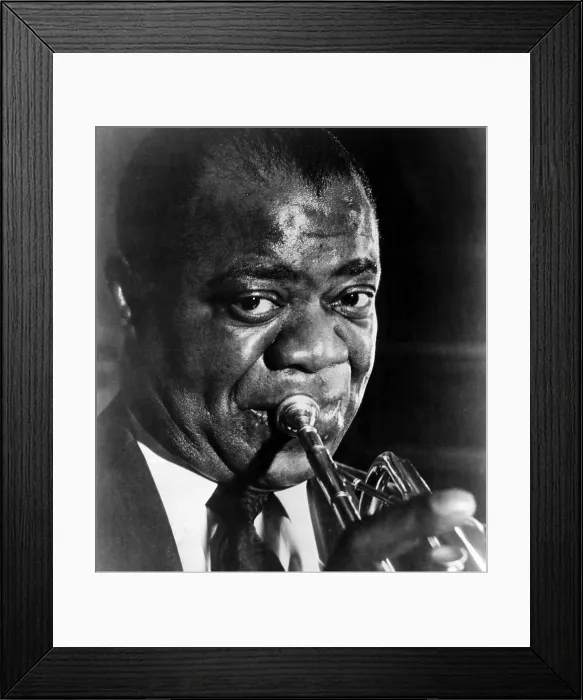 Framed Print : Louis Armstrong, 1964. Courtesy: CSU Archives / Everett Collection