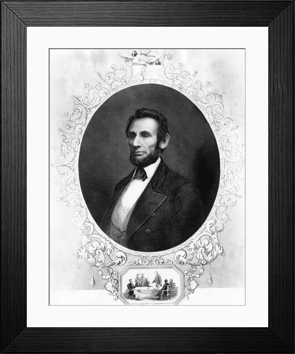 Framed Print : Abraham Lincoln (1809-1865), U.S. President (1861-1865), circa 1850s. Courtesy: CSU Archives / Everett Collection