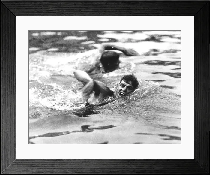 Framed Print : Johnny Weissmuller, Olympic Trials, 1923. Courtesy: CSU Archives  /  Everett Collection