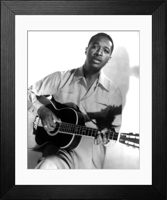 Framed Print : Blues legend JOSH WHITE, 1946. Courtesy: CSU Archives  /  Everett Collection