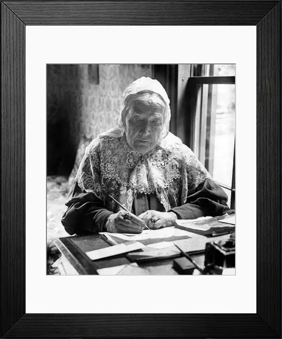 Framed Print : Julia Ward Howe author of the Battle Hymn Republic, ca. 1906. Courtesy: CSU Archives / Everett Collection Framed Print : Julia Ward Howe author of the Battle Hymn Republic, ca. 1906. Courtesy: CSU Archives / Everett Collection