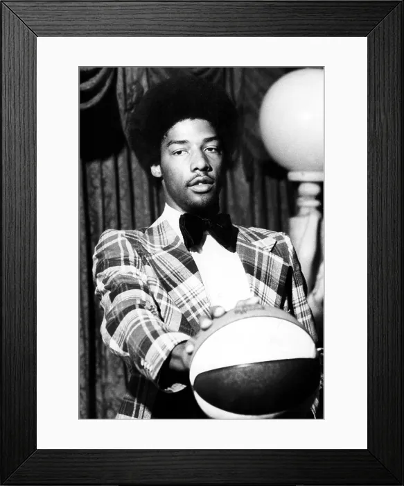 Framed Print : Julius Erving, ca. 1973. Courtesy: CSU Archives / Everett Collection Framed Print : Julius Erving, ca. 1973. Courtesy: CSU Archives / Everett Collection