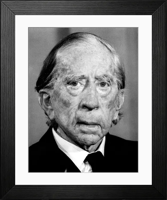 Framed Print : J. Paul Getty, 1974. Courtesy: CSU Archives  /  Everett Collection