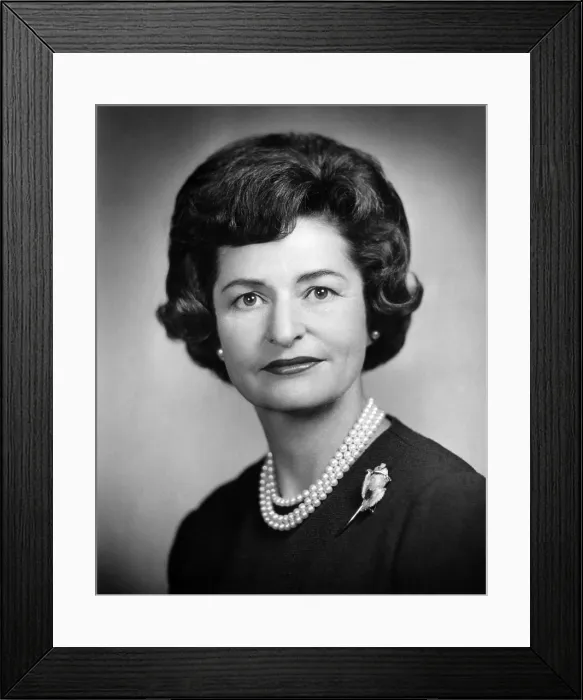 Framed Print : Lady Bird Johnson, ca.early 1960s. Courtesy: CSU Archives / Everett Collection Framed Print : Lady Bird Johnson, ca.early 1960s. Courtesy: CSU Archives / Everett Collection